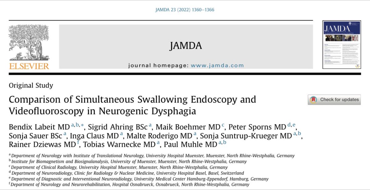 WWLACSLT's tweet photo. Comparison of Simultaneous Swallowing #Endoscopy and #Videofluoroscopy in Neurogenic Dysphagia (Labeit et al 2022) is first on our #evidencebasedcountdowntoChristmas 🧵 https://t.co/98hTAnfjN1