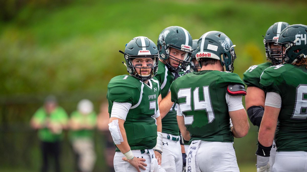 Thank you to @Coach_Higs from @CastletonFB for coming by today!