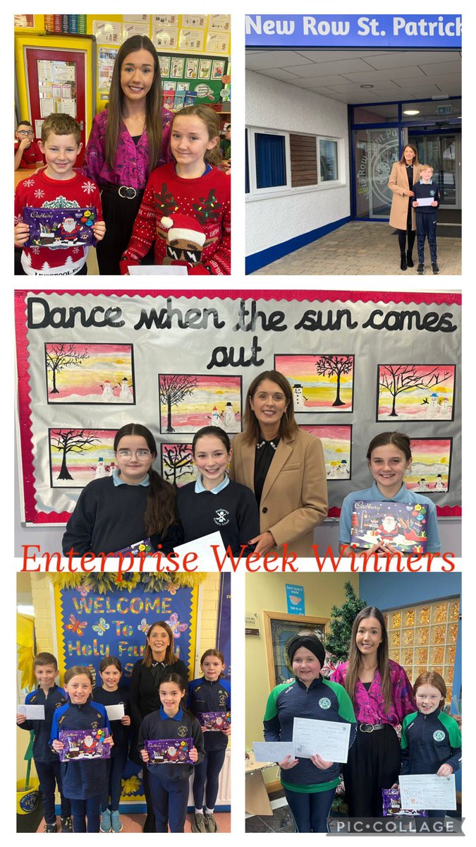 spxbstudies's tweet photo. Congratulations to our ‘Enterprise Week’ winners from @holyfamily_sch @DerrychrinPS @AnahorishPS @NewRowPS @stpatricksloup 👏🏼well done everyone and thanks to the primary schools for participating! @PrincipalPiusX @spxks3 @spxcollege https://t.co/KivlCP3pFS