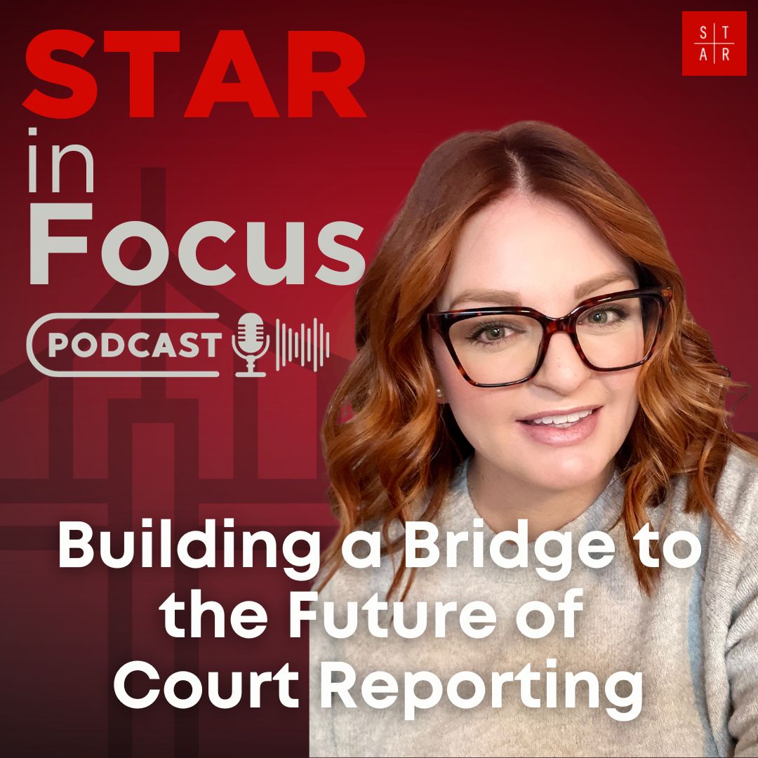 Deanna speaks with Katie Ochetal Founder and Director of Claritas Depositions.  ⁠
⁠
#starinfocus #futureofcourtreporting #courtreporting #stenography #courtreportersunite #legaltech #courtroomsolutions