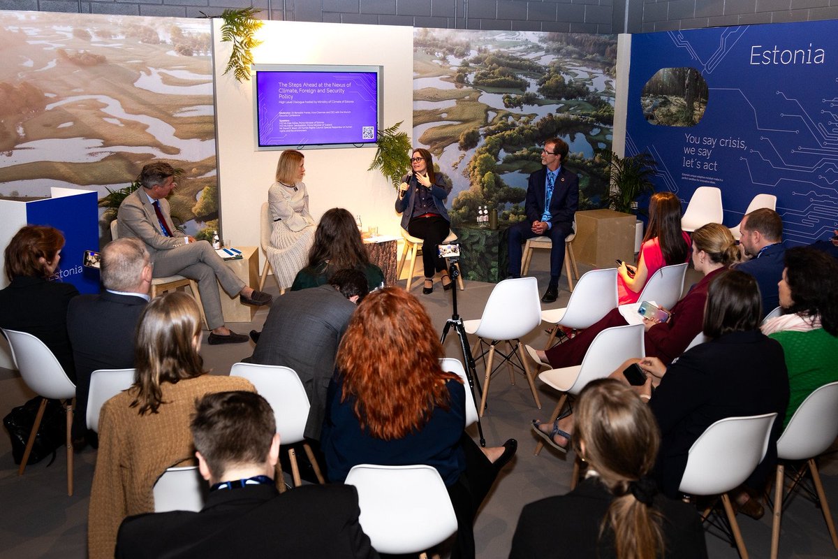 kajakallas's tweet photo. I opened Estonia's first ever national pavilion at #COP28.

We see the green transition as the next big opportunity for building a better society for our citizens. 

Step in and let our digital and greentech solutions inspire you. #EstoniaAtCOP28

https://t.co/BzBtsPJ0DW

1/ https://t.co/ZGP2wlknWk