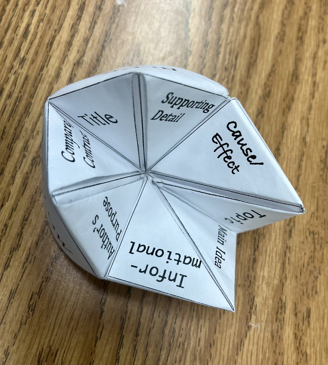 teachworrell's tweet photo. Oh, what fun with an infographic, a coodie-catcher, and a partner! #MACSchools https://t.co/V7DMXD8tWU