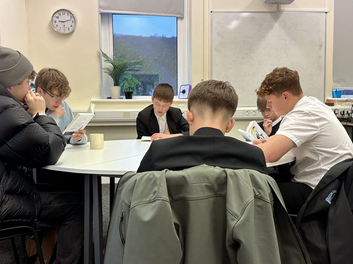 Some Year 9 boys have been participating in mentored reading groups with our fabulous @BCS6thform students to see that #readingforpleasure is something boys can do! They are currently working through Rat by @LawrencePatrice. #lovelearninglovelife #BookTwitter @embarkfed