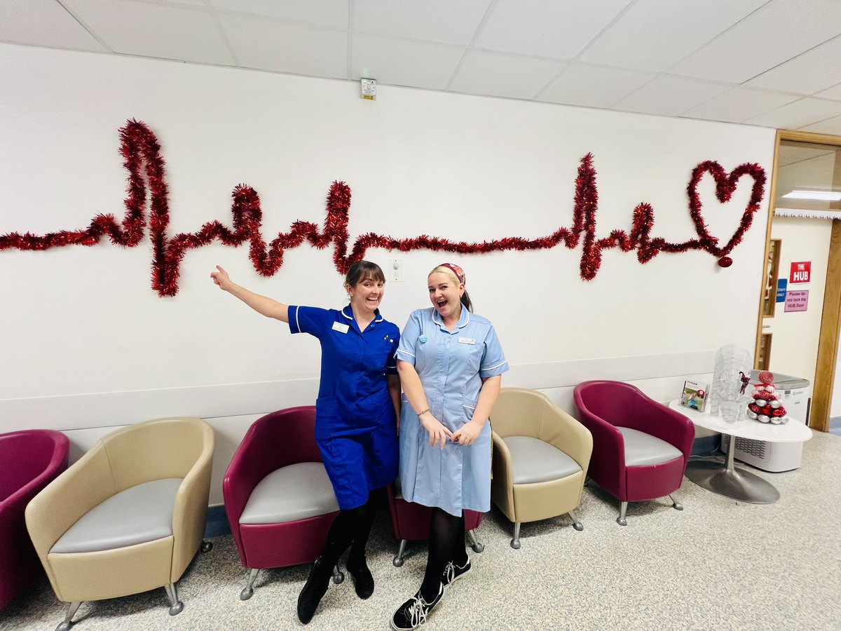 mitcharj's tweet photo. Our wonderful outpatient staff creating some cardiology spirit at the start of the festive season🎄🎅♥️@GovJsyHCS #teamHCS https://t.co/uCv4Gik5DF