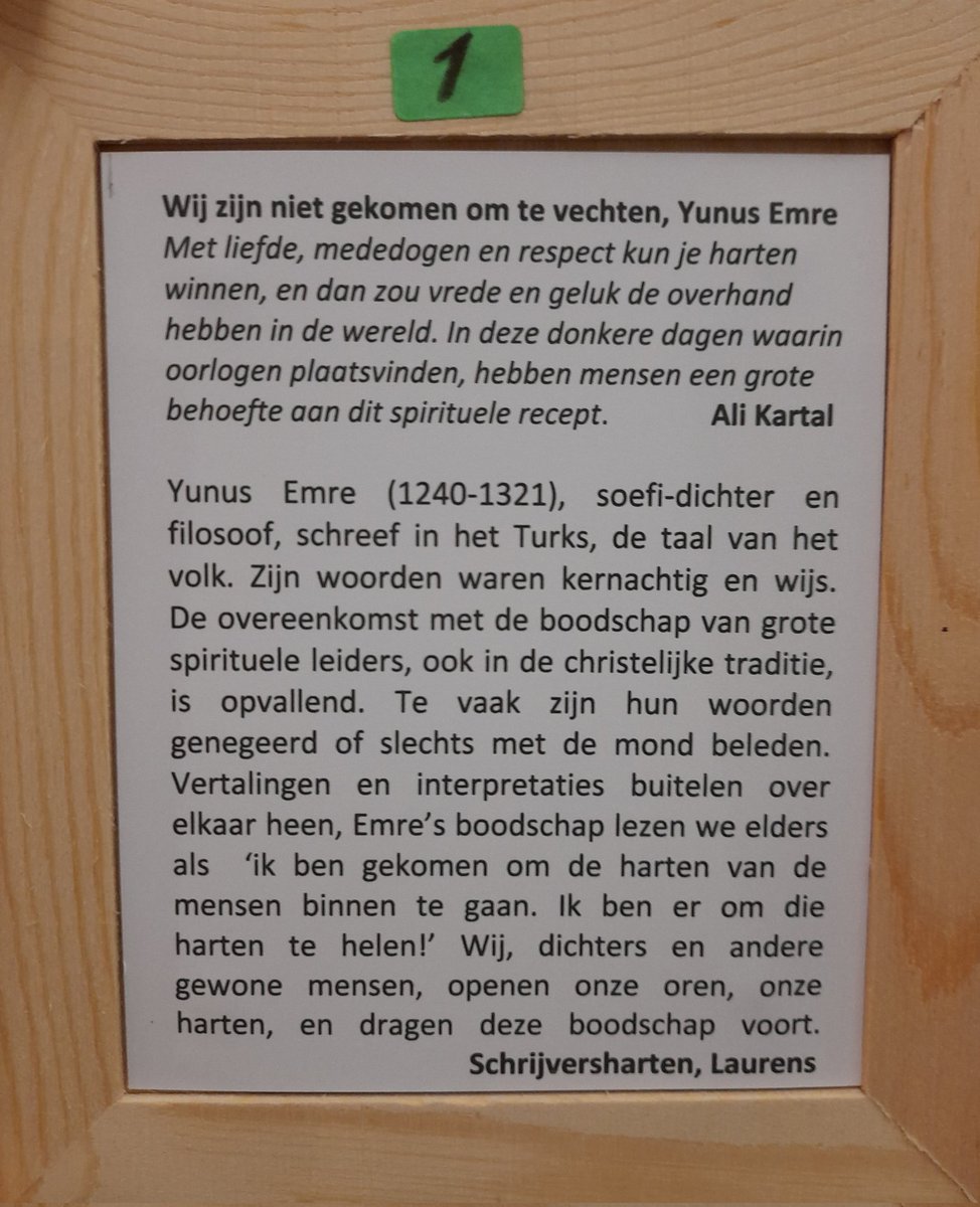 Het eerste kastje <a href="/bblthk/">de bblthk</a> #wageningen is vandaag geopend. Het favoriete gedicht van Ali Kartal en een beschouwing van <a href="/info_zee/">Laurens van der Zee</a> van #Schrijversharten Project: Sterke poëzie in de donkere dagen. Morgen kastje 2.