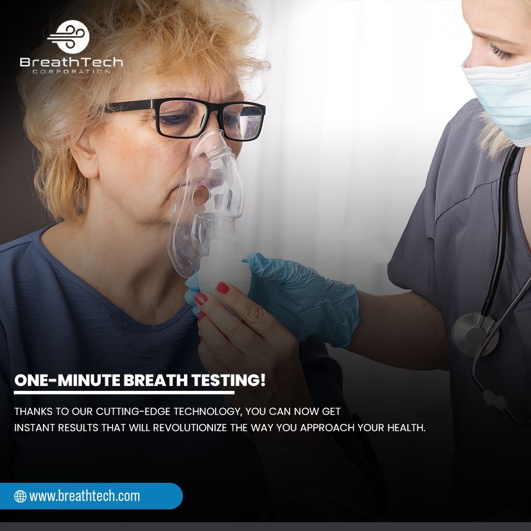breathtech_corp's tweet image. Gone are the days of waiting anxiously for test results, with our cutting-edge technology, you can get instant results that will change how you approach your health.

#BreathTech #breathtesting #healthcare #healthtechnology #healthtech