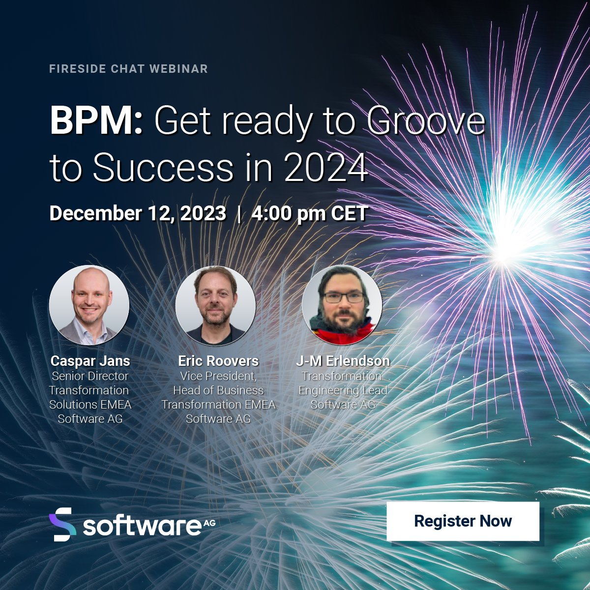 ⛔2023 🔜2024
Already in the planning process for 2024? Take a moment to unwind and join us for our second fireside chat. Get inspired for the upcoming year and explore how #BPM can propel your growth and success 🚀.

Register now: bit.ly/3GnlwsY