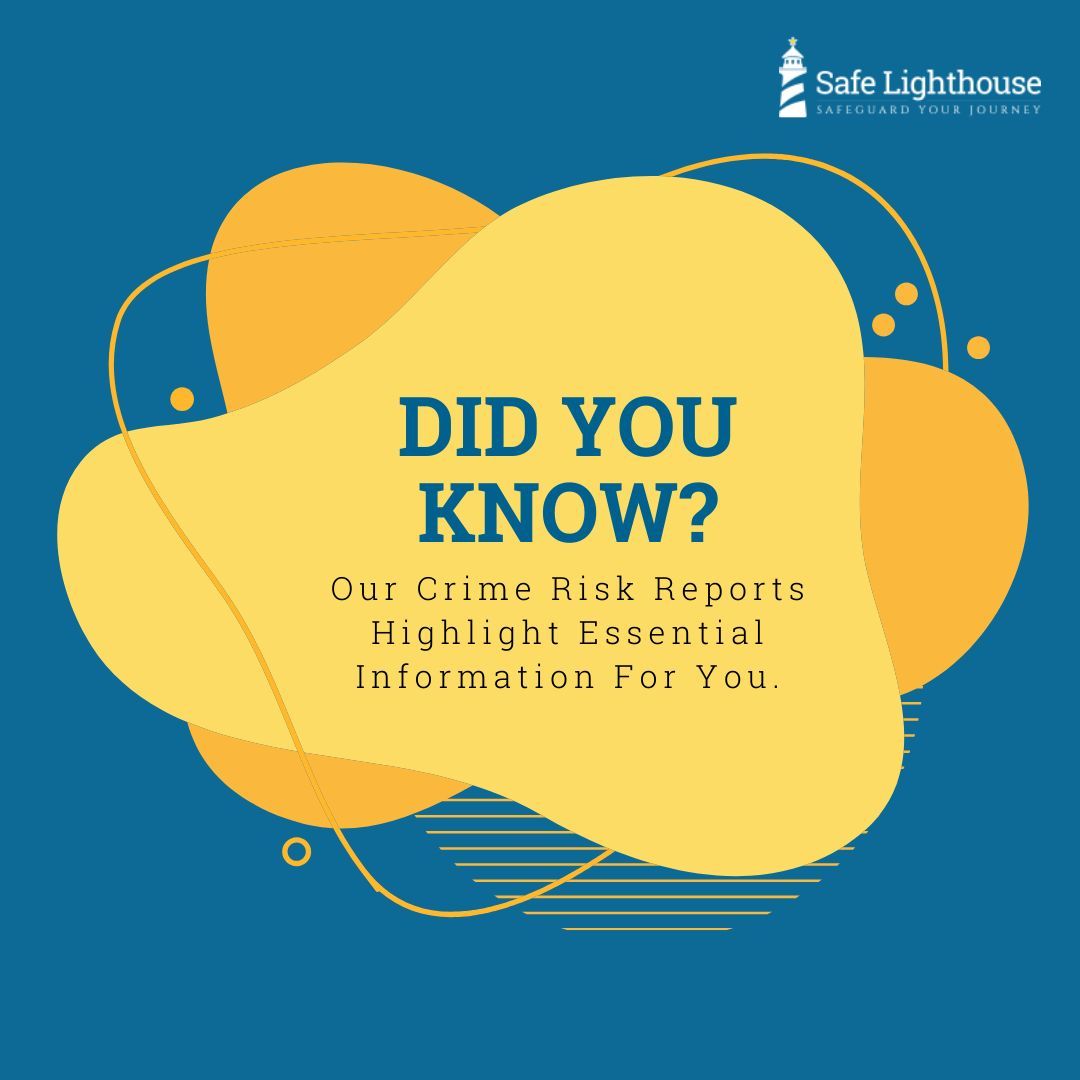 SafeLighthouse's tweet image. 🚩📍 Our crime rate report includes marked red flags or alerts to draw your attention to any outliers.
Order yours now: safelighthouse.com/destination-re…

#CrimeRateReport  #SafeguardYourJourney #Safety