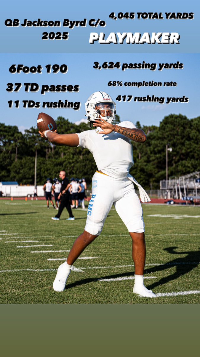 Junior season highlights!! 

hudl.com/v/2Ma5xL

<a href="/cvhsftbl/">Cleveland Football</a> <a href="/Brandon_Hughes9/">Brandon Hughes</a> <a href="/QBC_Charlotte/">QB Country NC</a> @NickStevensHSOT <a href="/JoelBryantHSOT/">Joel Bryant - HighSchoolOT 🏈</a> <a href="/TheUCReport/">Billy Tucker</a> @MohrRecruiting <a href="/Stumpf_Brian/">Brian Stumpf</a> @SWiltfong247 <a href="/BrianDohn247/">BrianDohn247</a> <a href="/CharlesPower/">Charles Power</a> <a href="/langstonwertzjr/">Langston Wertz Jr.</a> <a href="/pepman704/">Matt Morrow</a> <a href="/CoachWelshMiami/">Patrick Welsh</a> <a href="/A_Ragland14/">Gus Ragland</a>