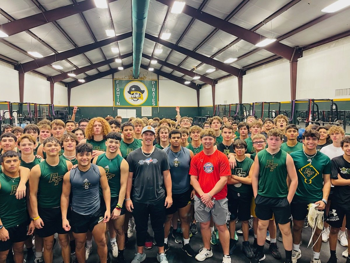 Special thank you to Jack Dallas with the Phillies and Chad Dallas with the Blue Jays for sharing some wisdom with our athletes. <a href="/RF_ATHLETICS/">RF Athletics</a> <a href="/R_FISD/">Rockport-Fulton Pirates</a>