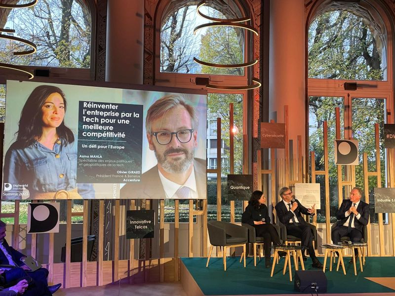 🚀 [Table Ronde] <a href="/OlivierGIRARD/">Olivier Girard</a> , le Président France et Benelux d’<a href="/Accenture/">Accenture</a> et <a href="/AsmaMhalla/">Asma MHALLA</a>  spécialiste des enjeux politiques et géopolitiques de la tech explorent les enjeux #géopolitiques de l'#IA.
 #Investissement #ConfianceDigitale #Gouvernance #EuropeNumérique #Innovation