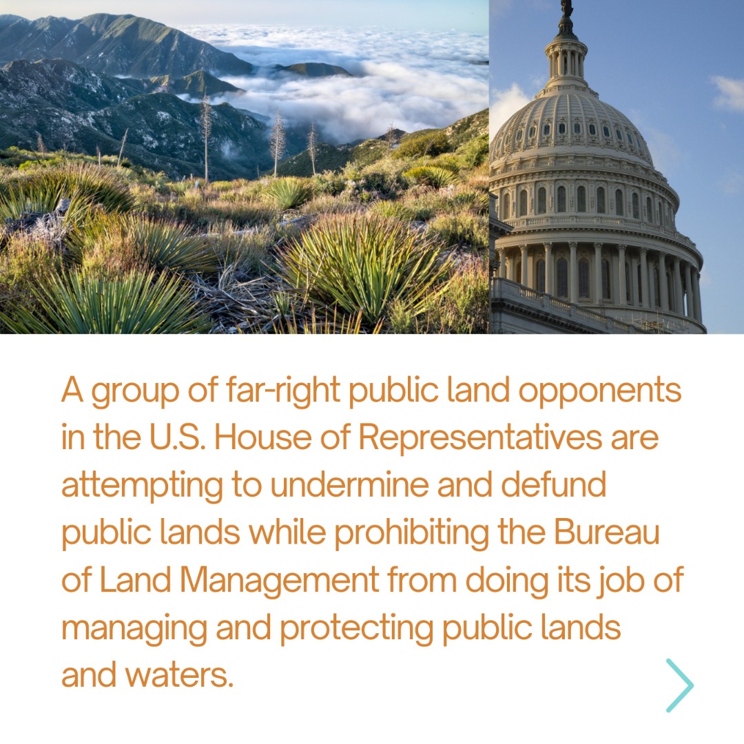 Despite overwhelming support for public lands, we are still working hard to stop attacks in Congress. The House has proposed amendments that roll back protections, prohibit national monuments & more. Contact your lawmaker today: ow.ly/jfo650Qc75K #TimeToCare