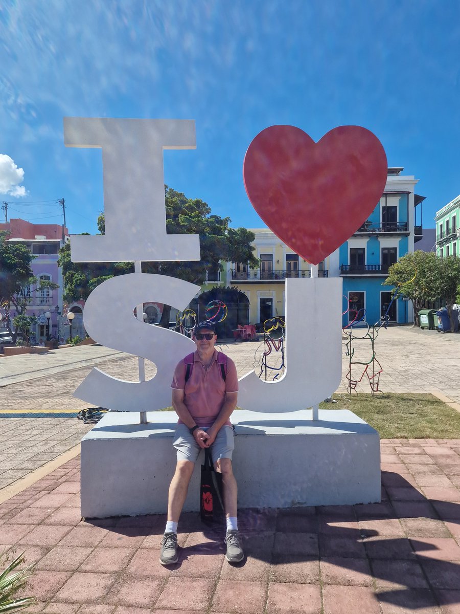 Having a fabulous time in San Juan, Puerto Rico! Retirement is the best!! Celebrating 20 years married to my best friend X