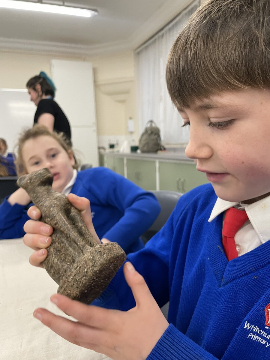 We even got to hold some real artefacts in our workshop!