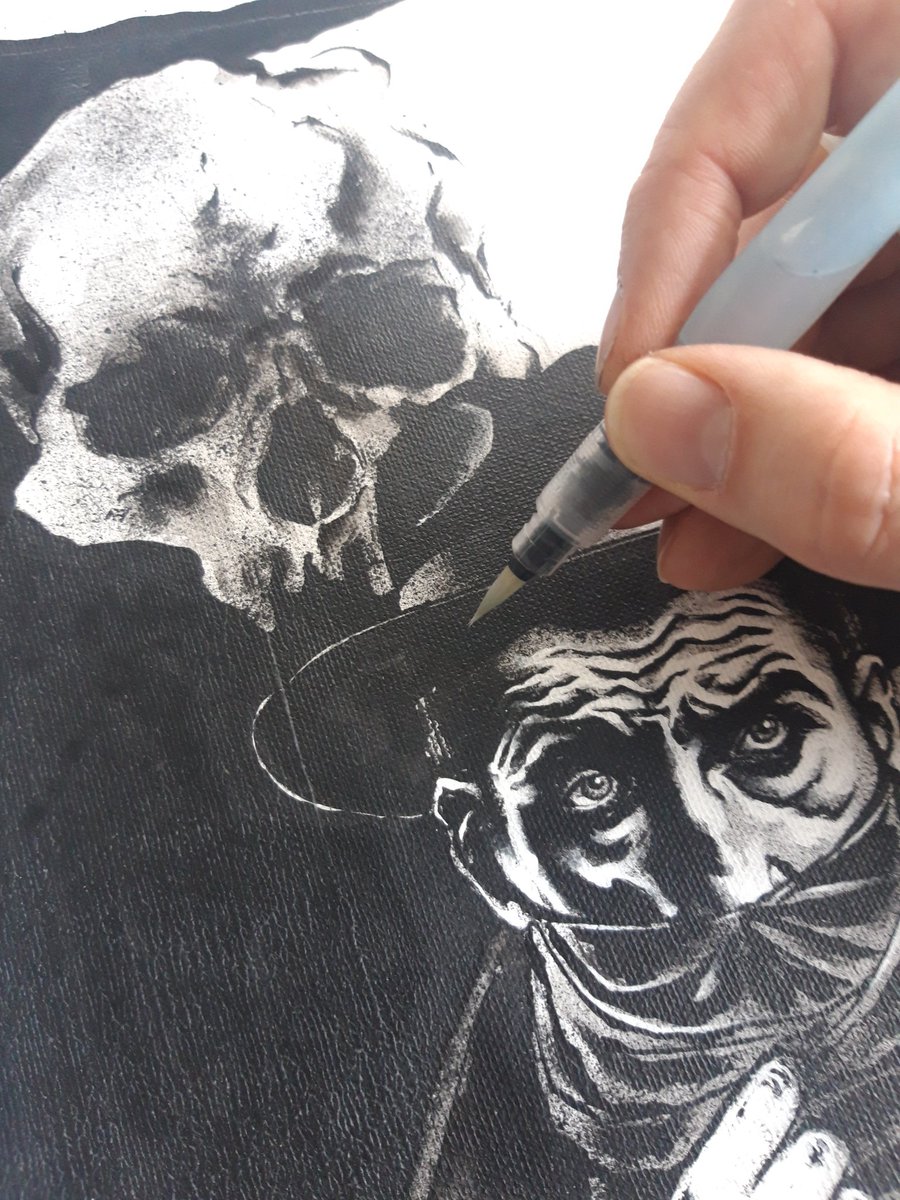 Work in progress.
#illustration #penandink #inkdrawing #acrylicpainting #traditionalart #ironage #pulp