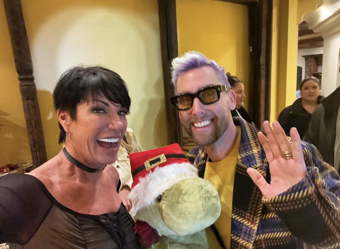 From Susan Noles’ Instagram (December 1, 2023): 

“About last night 😅 lancebass so much fun!! #thegoldenbachelor #susannoles #lancebass”