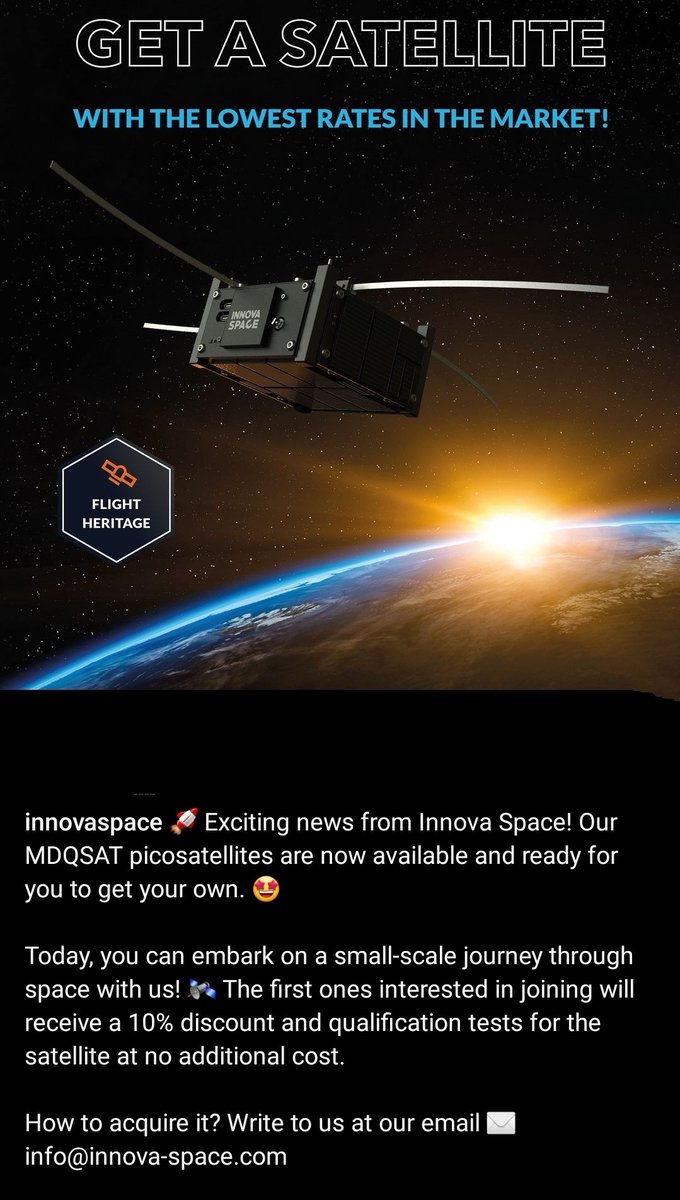 hacordero's tweet photo. Do you want to go where no one has ever gone before? Do you want to be the first country to send a satellite into space? Are you a University and want to achieve what no one else has done? https://t.co/FOmy4Trwcu
