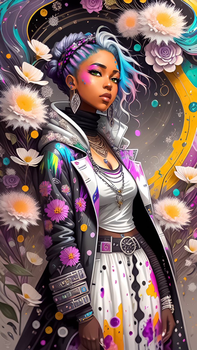 NicholasKatz1's tweet photo. Portrait of Ajá, Spirit of the Forest, Flowers and Herbal Healers
.
.
#digitalart #aiart #generativeart #digitalartist #graphicdesign #artwork #artoftheday #contemporaryart #digitalpainting #conceptart #aipainting #portraitart #femaleart #characterart https://t.co/ag8lphZUtZ