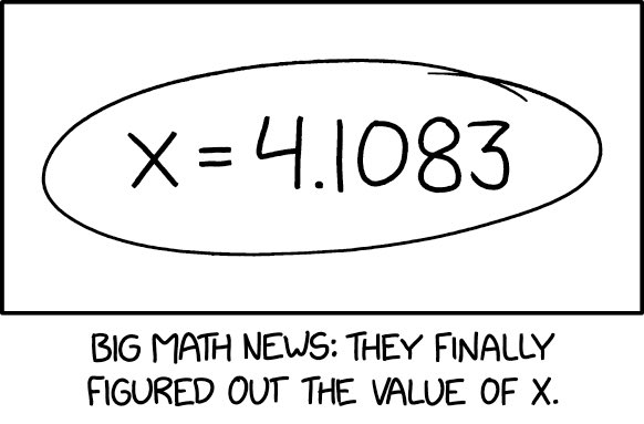 X Value xkcd.com/2861