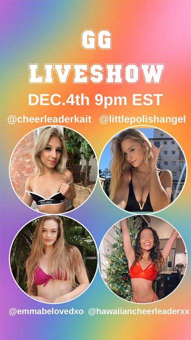 Live-streaming with these 3 hotties!😍 Monday at 9pm EST! @lenapolanski @Emmabelovedxo @tinyhawaiianx<a href="/tag/lasp"class="tags"><span>#lasp</span></a>