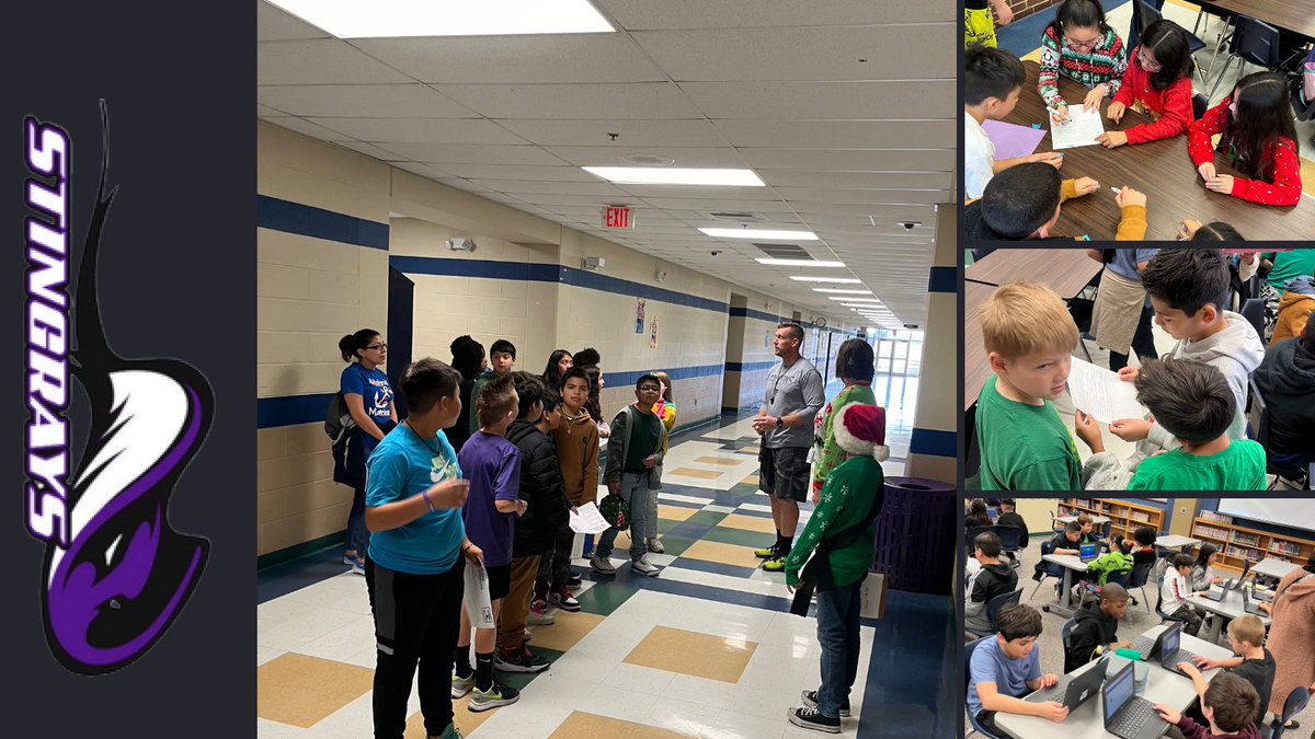 NISDVale's tweet photo. Day 2 of Stingray Transition Camp with our friends from @NISDForester &amp; @NISDMurnin! Our Future Stingrays were able to experience what a typical day looks like for a Stingray guided by our student Stingray Ambassadors. #StingraysShout #RaysUp #FutureStingrays #TeamNorthside https://t.co/QGH3irnDJv