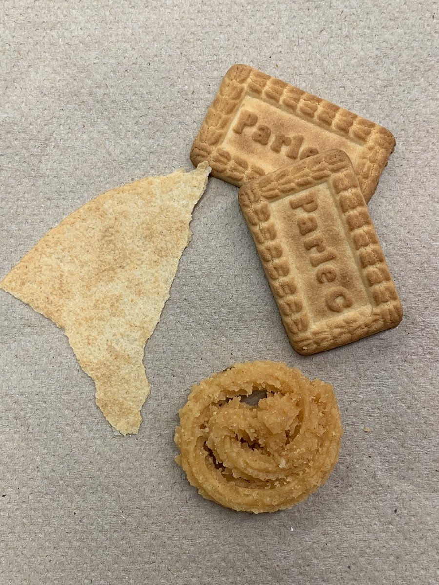 Today we tried some Indian snacks -poppadoms, chakri and Parle-G biscuits. 🇮🇳 #WeBelieveinBRE