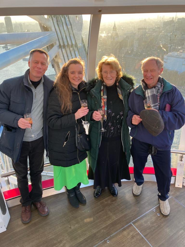 Absolutely brilliant time at the <a href="/TheLondonEye/">The London Eye</a> celebrating mum’s 80th! Despite being badly let down by <a href="/Uber/">Uber</a> , they rescheduled our time and turned tears into a beautiful memory! Arnie was a wonderful host and turned our day right around!