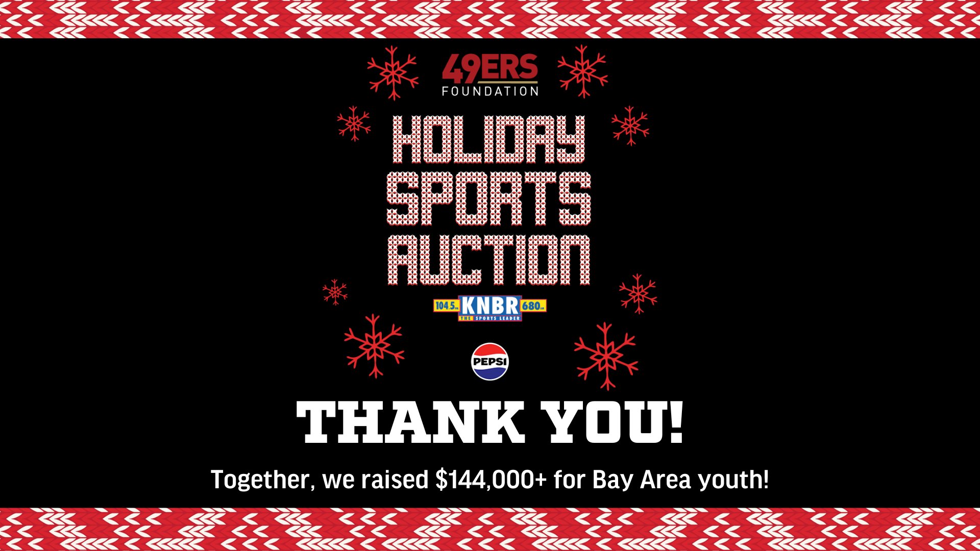 49ers Foundation Announces Details for the Holiday Sports Auction