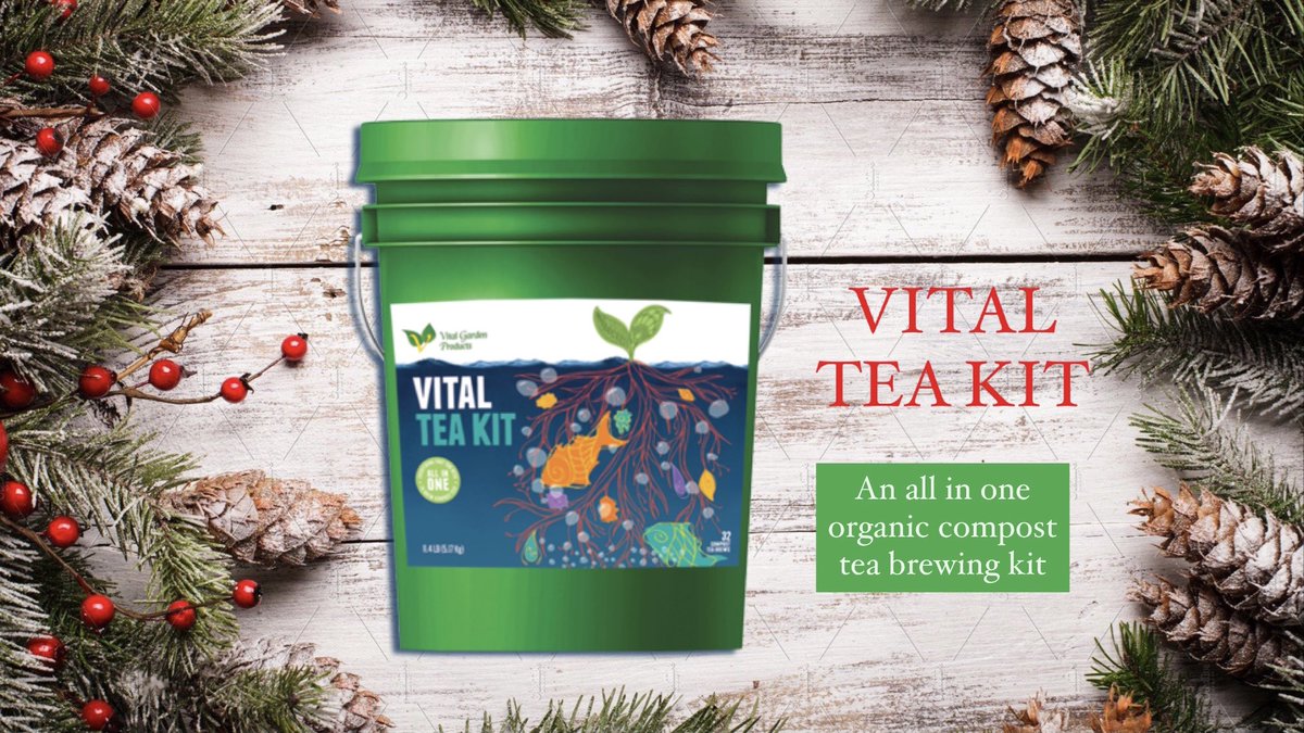 VitalGardenSupp's tweet image. Looking for a holiday gift for your growing friends? 

Check out our Vital Tea Kit an all-in-one organic #CompostTea Brewing Kit 

#GrowYourOwn #HolidayGift 

vitalgardensupply.com/products/vital…