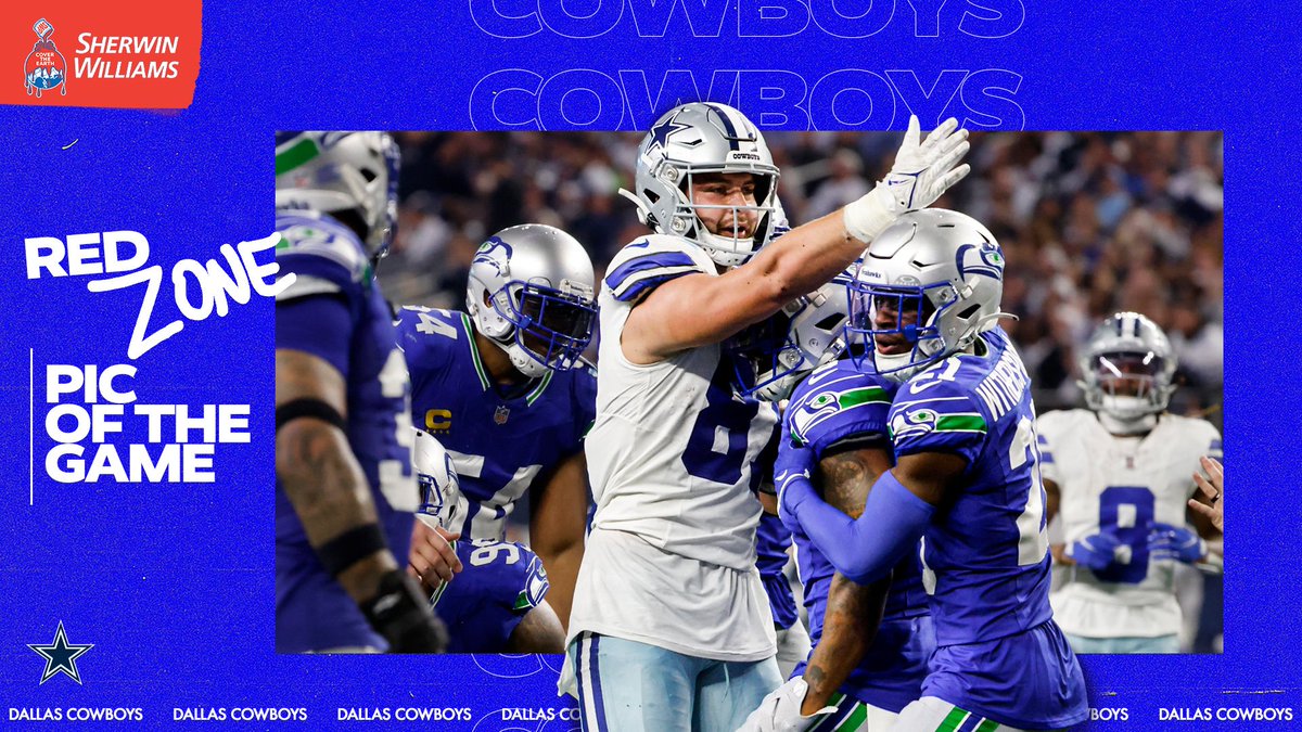 dallascowboys's tweet photo. Hard fought W 💪

#SEAvsDAL | @SherwinWilliams https://t.co/41X1TLgqUO
