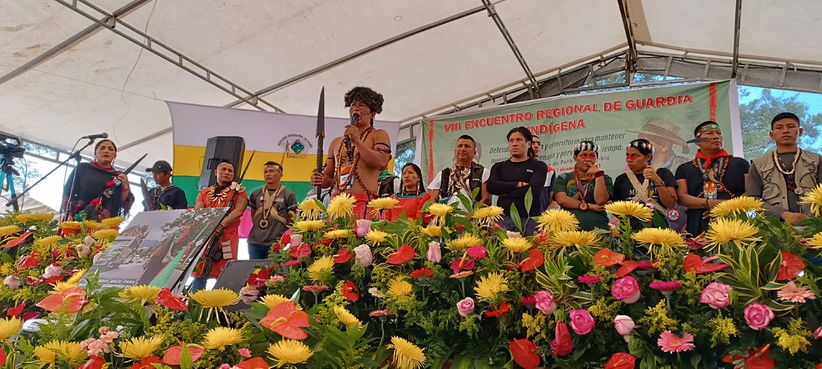 WaoResistencia's tweet photo. Las delegaciones de Guardia Indígena de
@WaoResistencia
@CofanesS,
@NSiekopai,
@PuebloZiobain
#Fenashp #Kichwa en el VIII ENCUENTRO REGIONAL DE GUARDIA INDÍGENA #Cauca
!Defendemos la vida y el territorio para mantener
nuestra lucha milenaria!
@CRIC_Cauca
@CricDdhh https://t.co/3Pjl8NUSFs