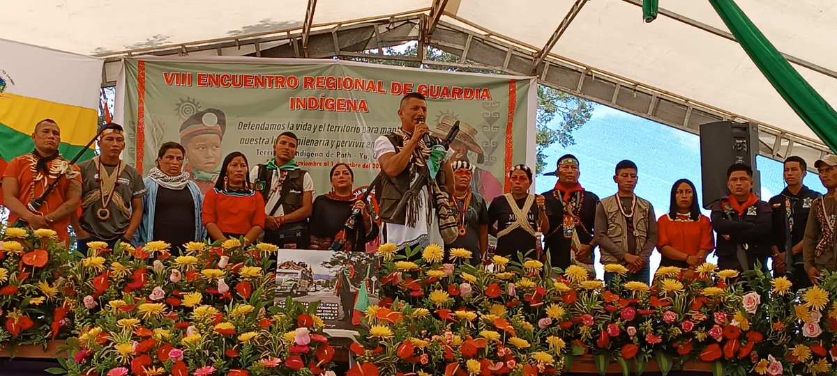 WaoResistencia's tweet photo. Las delegaciones de Guardia Indígena de
@WaoResistencia
@CofanesS,
@NSiekopai,
@PuebloZiobain
#Fenashp #Kichwa en el VIII ENCUENTRO REGIONAL DE GUARDIA INDÍGENA #Cauca
!Defendemos la vida y el territorio para mantener
nuestra lucha milenaria!
@CRIC_Cauca
@CricDdhh https://t.co/3Pjl8NUSFs