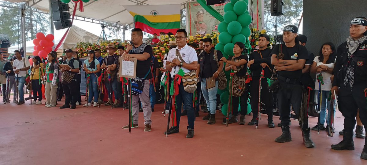 WaoResistencia's tweet photo. Las delegaciones de Guardia Indígena de
@WaoResistencia
@CofanesS,
@NSiekopai,
@PuebloZiobain
#Fenashp #Kichwa en el VIII ENCUENTRO REGIONAL DE GUARDIA INDÍGENA #Cauca
!Defendemos la vida y el territorio para mantener
nuestra lucha milenaria!
@CRIC_Cauca
@CricDdhh https://t.co/3Pjl8NUSFs