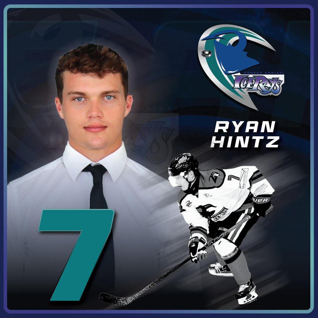 iceraysnahl's tweet photo. IceRays defenseman Ryan Hintz is a force to be reckoned with! 
His leadership and strategic play are driving the team towards success. 

Check out his skills here: https://t.co/m543dhS5wn 

#WeAreIceRays #CorpusChristi #IceRays #playerfeature https://t.co/VhqLisIwMi