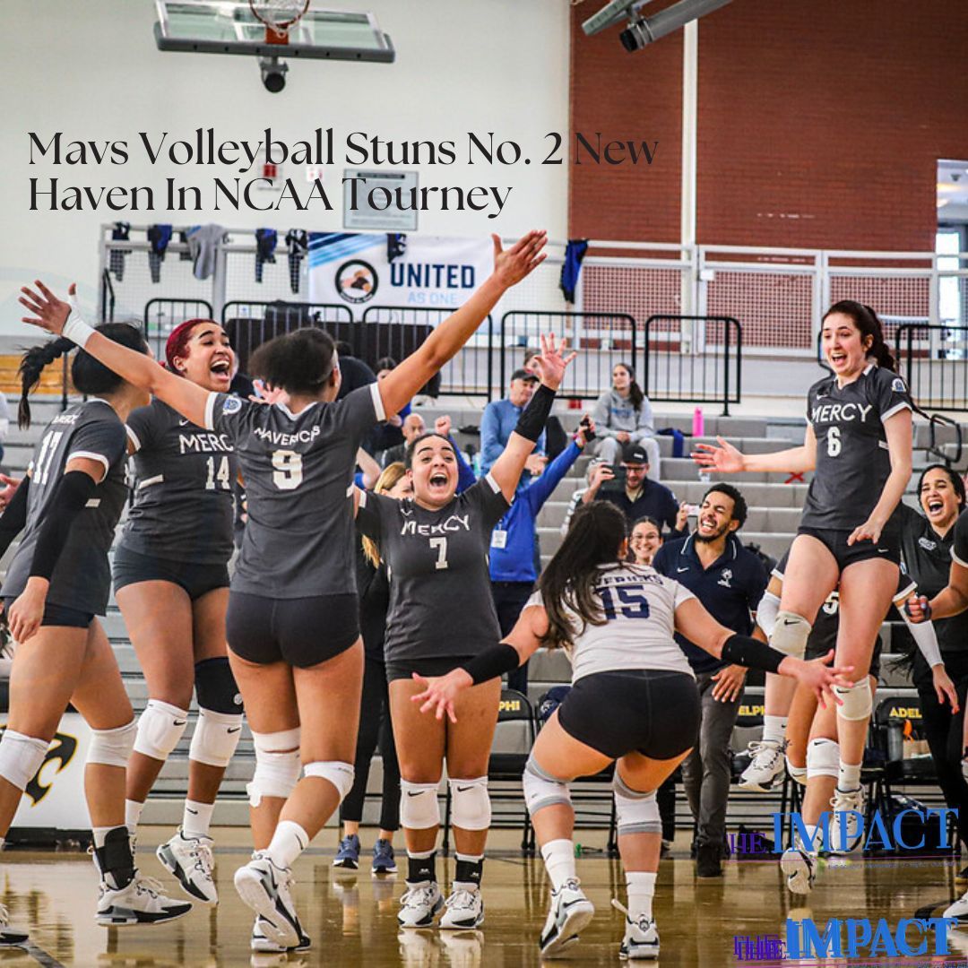 TheImpactNews's tweet photo. Yesterday afternoon, Mercy volleyball made history by defeating the Chargers in the NCAA Tournament, securing their first win in 22 years. This incredible achievement was documented by Sports Editor TJ Heyder in an article for the Impact. 

https://t.co/wCQ6mql9k7 https://t.co/i2ariZYKWK