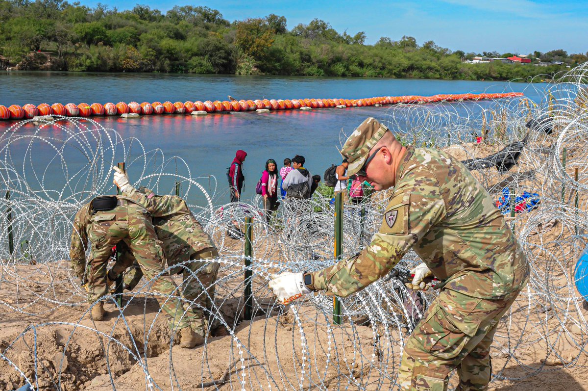 The Texas National Guard remains committed to the Operation Lone Star mission: prevent, deter, and interdict transnational criminal activity, illegal immigration, and human trafficking along the border. Texans serving Texas.