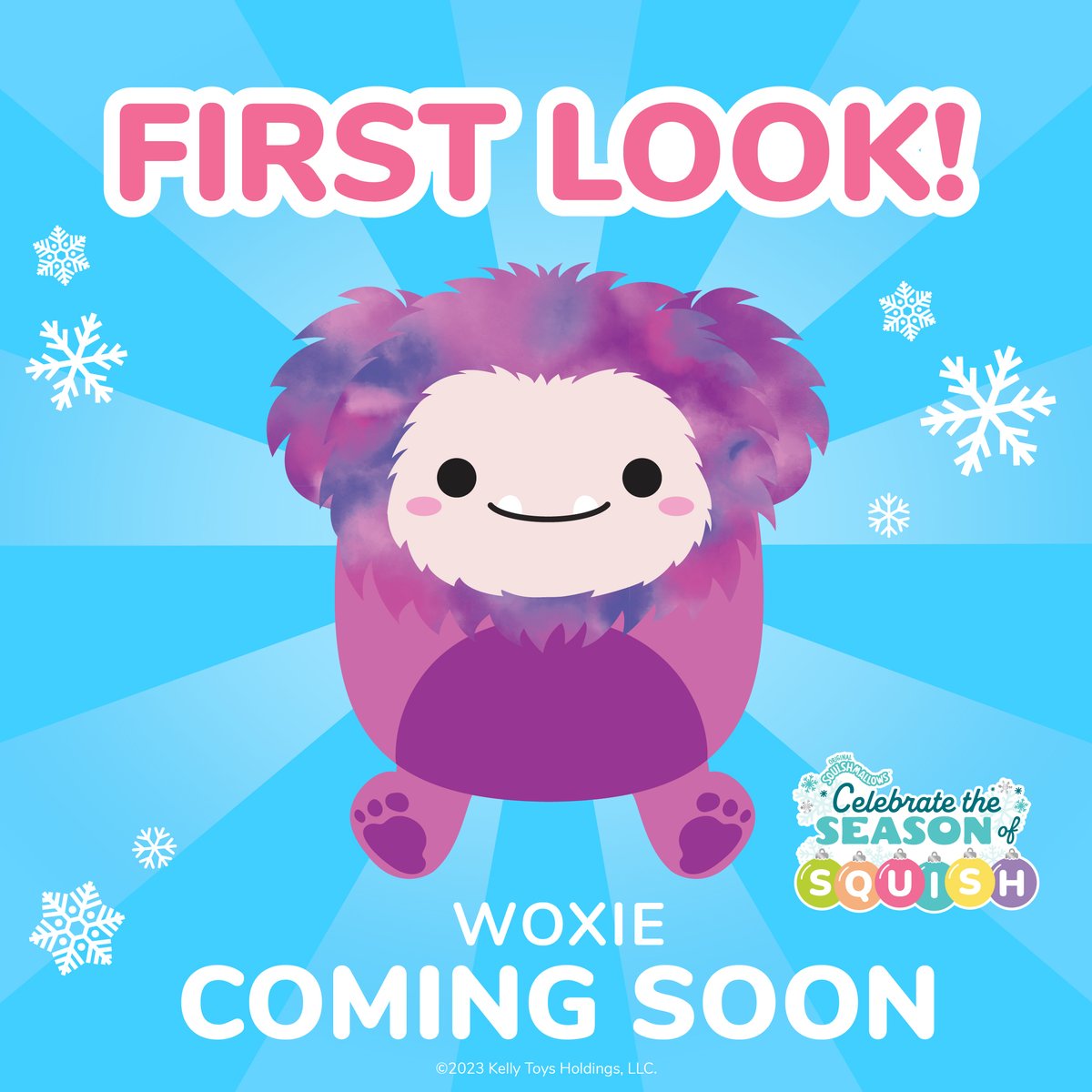 SquishCollect's tweet photo. Happy #FirstLookFriday everyone! I hope the start of your weekend has been good. Squishmallows has announced that the newest Bigfoot Style is Woxie!
Looks like Woxie is a Season of Squish Squishmallow so they will probably be dropped as a Select Series!
#squishmallows https://t.co/aMostkJGB4