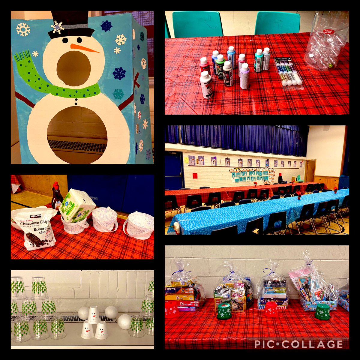 All set up and ready to go! Looking forward to seeing all families bright and early tomorrow morning for our annual Flurries N Fun event from 8:30-12:00! A huge thank you to our school council for organizing this event!