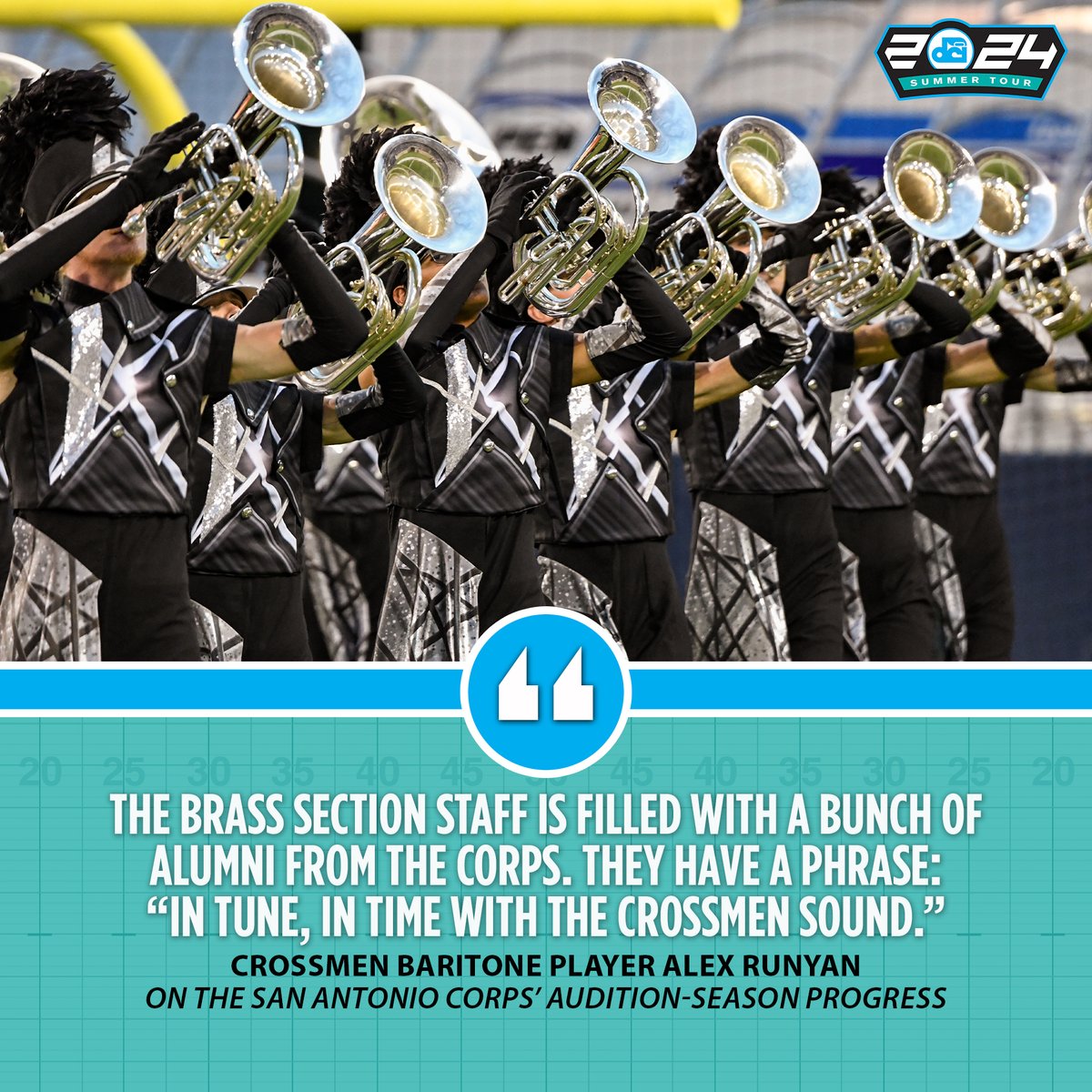Drum Corps International (@dci) on Twitter photo The 2024 Crossmen are off and running.
📹 dci.fan/XmenNov24
#DCI2024 | <a href="/Crossmen/">Crossmen Drum and Bugle Corps</a> The 2024 Crossmen are off and running.
📹 dci.fan/XmenNov24
#DCI2024 | <a href="/Crossmen/">Crossmen Drum and Bugle Corps</a>