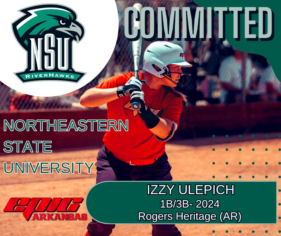 After looking at the options I had and discussing with my family- I have committed to Northeastern State University in Tahlequah, OK! I couldn’t have done this without the support of all my family, teammates, coaches, and friends! Thank you all! <a href="/RiverHawksSB/">九州体育/真钱斗地主/足球打水/BBIN官方/新百盛娱乐/流水反佣/九游下载/天际猎人/百家博</a> <a href="/coach_rhode/">Rachel Rhode</a>