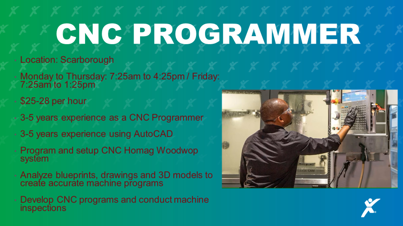 EEP_Pickering's tweet photo. Are you passionate about precision machining and ready to take your CNC programming skills to new heights? Our Scarborough client is on the lookout for a dynamic and enthusiastic CNC Programmer to join their team!

Apply Now: https://t.co/TMSsfOggLu https://t.co/gcQVZdeW4h