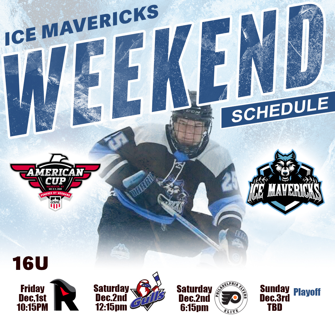 icemavshc's tweet photo. Tune in this weekend to watch your u16 Ice Mavericks play! The game will also be televised on @livebarnsports #rollmavs https://t.co/2QIRGR9UfZ
