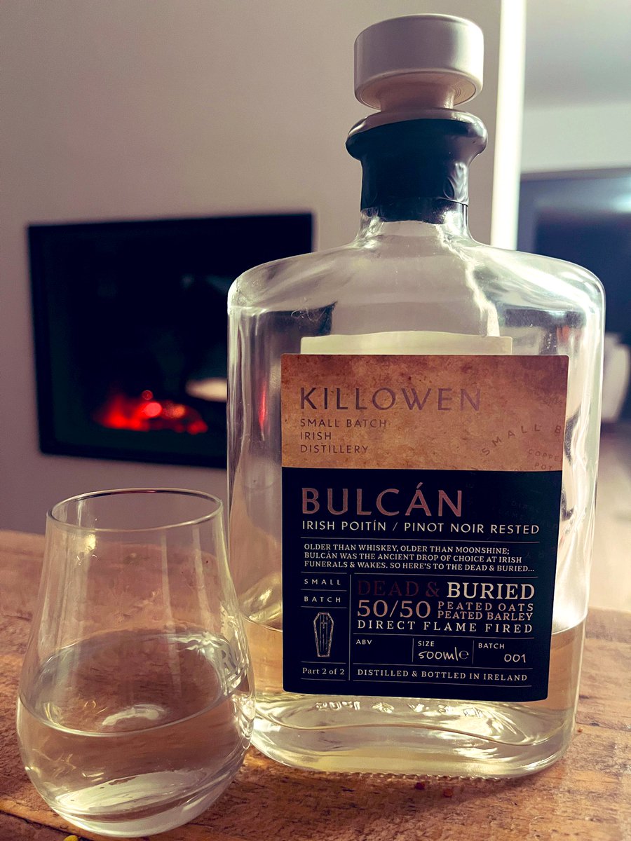 It’s a night for a rare ol’ drop of the pure, #Fridaynightdram Some great ‘liquid folk art’ from @KillowenWhiskey