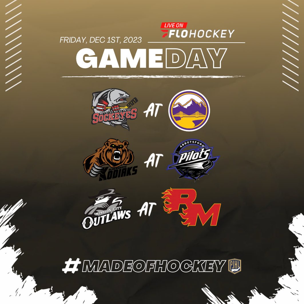 ThePJHL's tweet image. Lots of EXCITING and GREAT matchups this evening for you PJHL Fans to enjoy! 🤯

#friday #fridayfeels #hockeytime #hockeyteam #hockeylife #bringonthegoals #whowillwin #thepjhl
