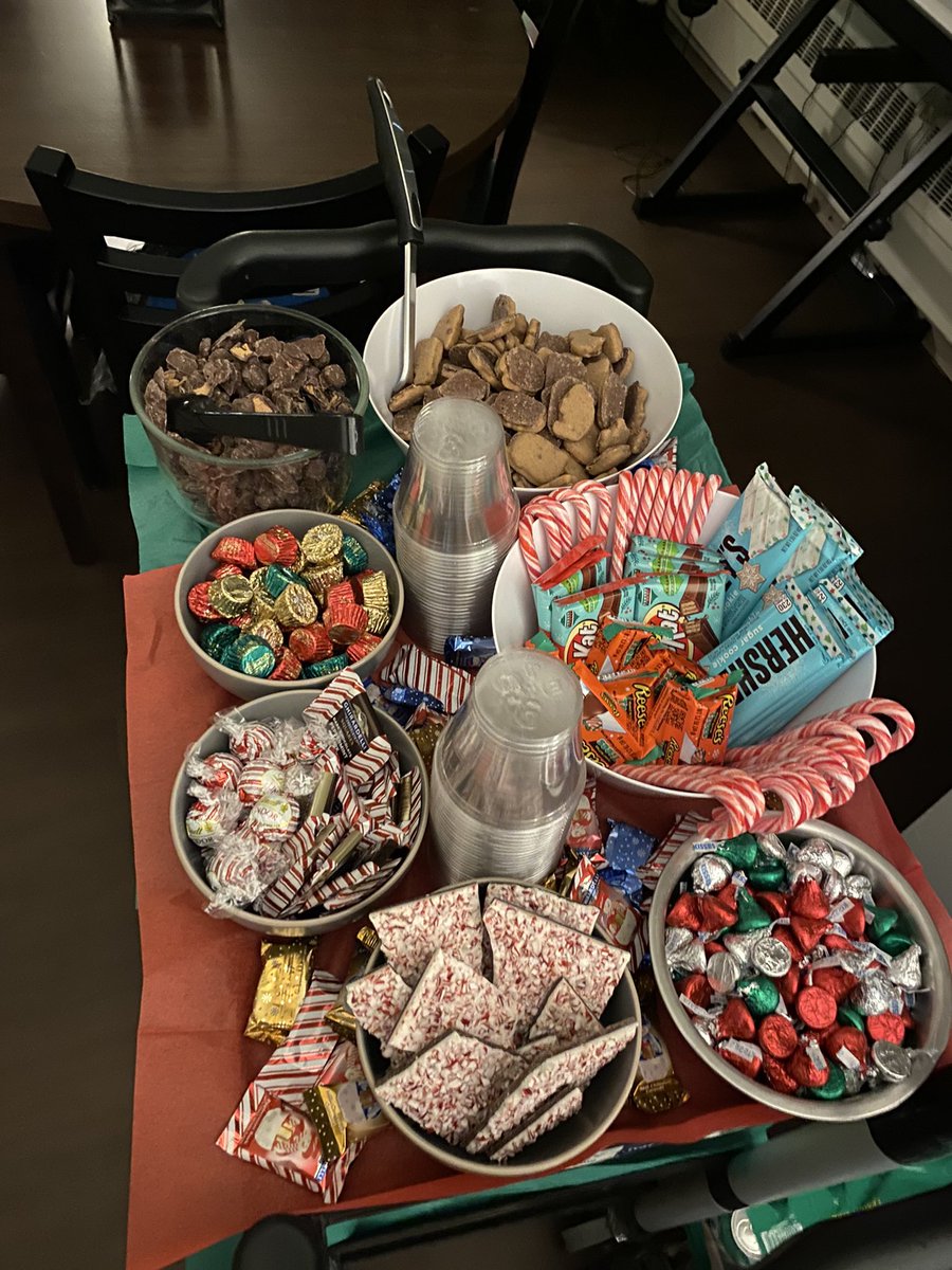 CHodson93's tweet photo. Holiday Mode here in Keenan! We had our annual section “Deck the Halls” event this past Monday - loads of good food and good times. Thanks to Prof. Bartolini for being with us. https://t.co/FxyZFnQwqQ