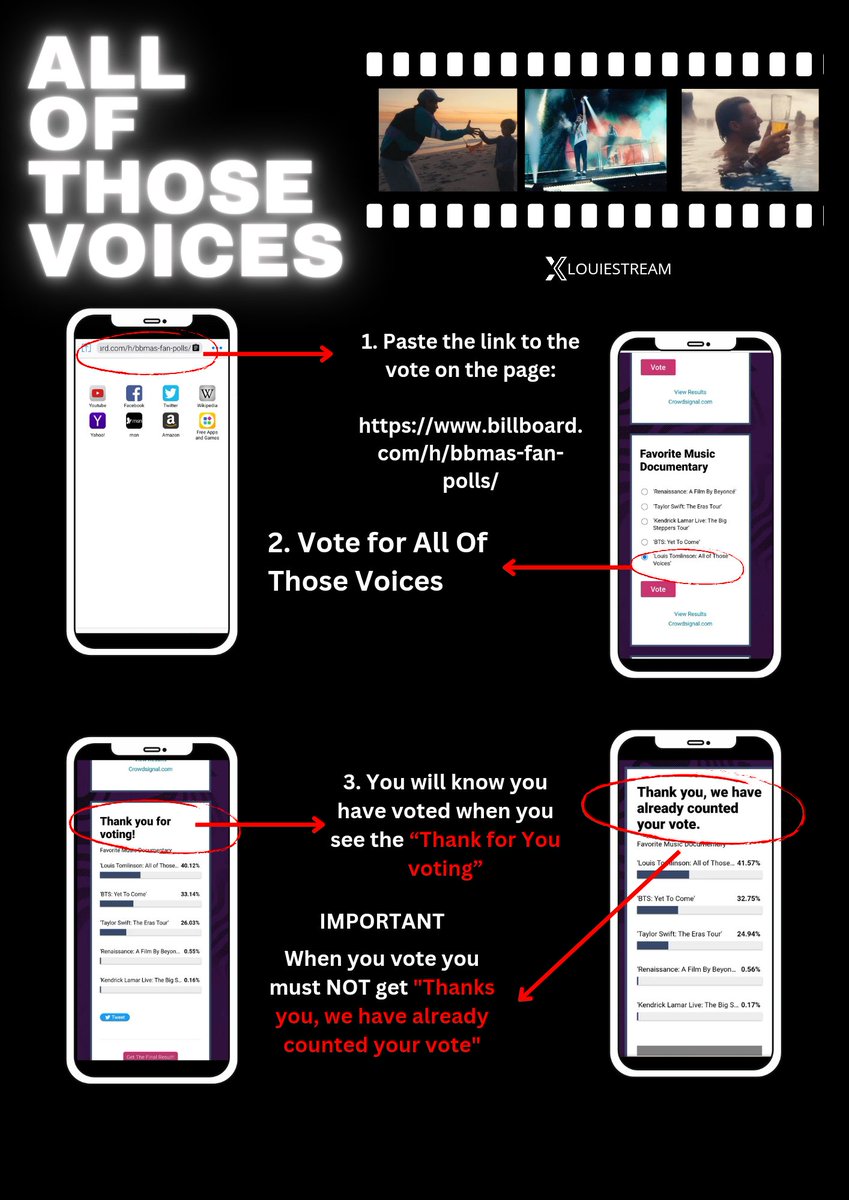 LouisWT91World's tweet photo. 🚨| Billboard Music Awards: VOTE CORRECTLY

App: Savannah Browser (All mobile phones have it, but if it’s not on yours, you can install it)

Steps to vote correctly, PLEASE ALWAYS CLEAN HISTORY, CACHE AND COOKIES https://t.co/ctCkoOdMnP