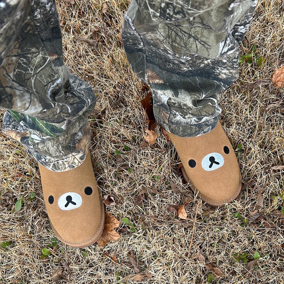 Rilakkumamemes's tweet photo. Rilakkuma boots by halfthecourt https://t.co/nluuL5THjT