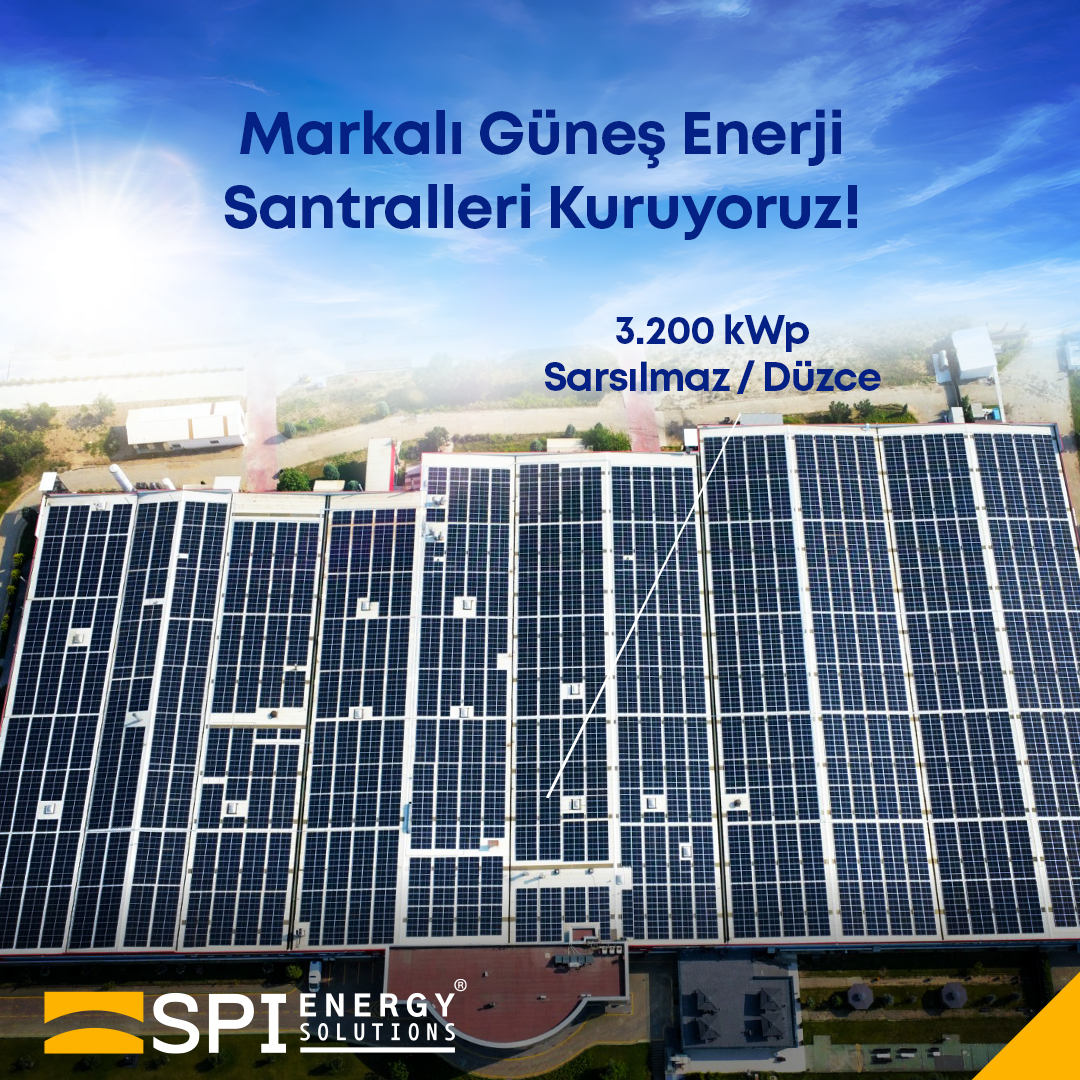 SPI_EnergyTR's tweet photo. Türk savunma sanayinin önde gelen üreticilerinden SARSILMAZ SİLAH SANAYİ firmasının Düzce'de bulunan ve toplam kurulu gücü 3.200 kWp olan fabrika çatı üzeri GES projesinin kurulumu başarıyla tamamlanmıştır.

📞 +90 212 212 12 22
🤳 +90 539 611 53 55 https://t.co/cHL8k7rgI4