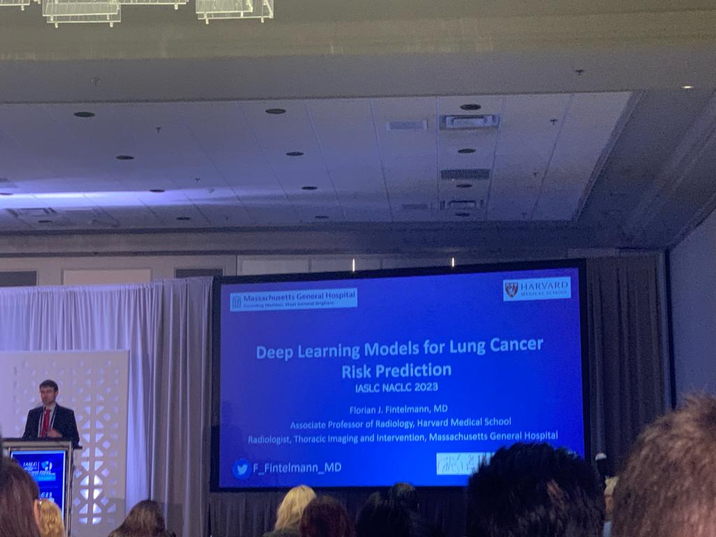 Florez_Lab's tweet photo. Happening now!
Very forward-looking session on Deep Learning Models for Lung Cancer Risk Prediction by Dr. Florian Fintelmann at #NACLC23
#IASLC #NACLC23 #NACLC https://t.co/g9PnD1Pqmc