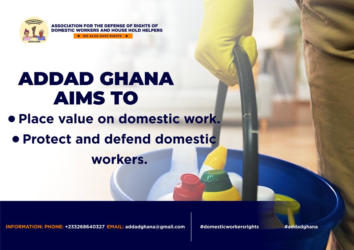 AddadGhana's tweet photo. #addadghana
#domesticworkersrights https://t.co/WxTcJsRWrN